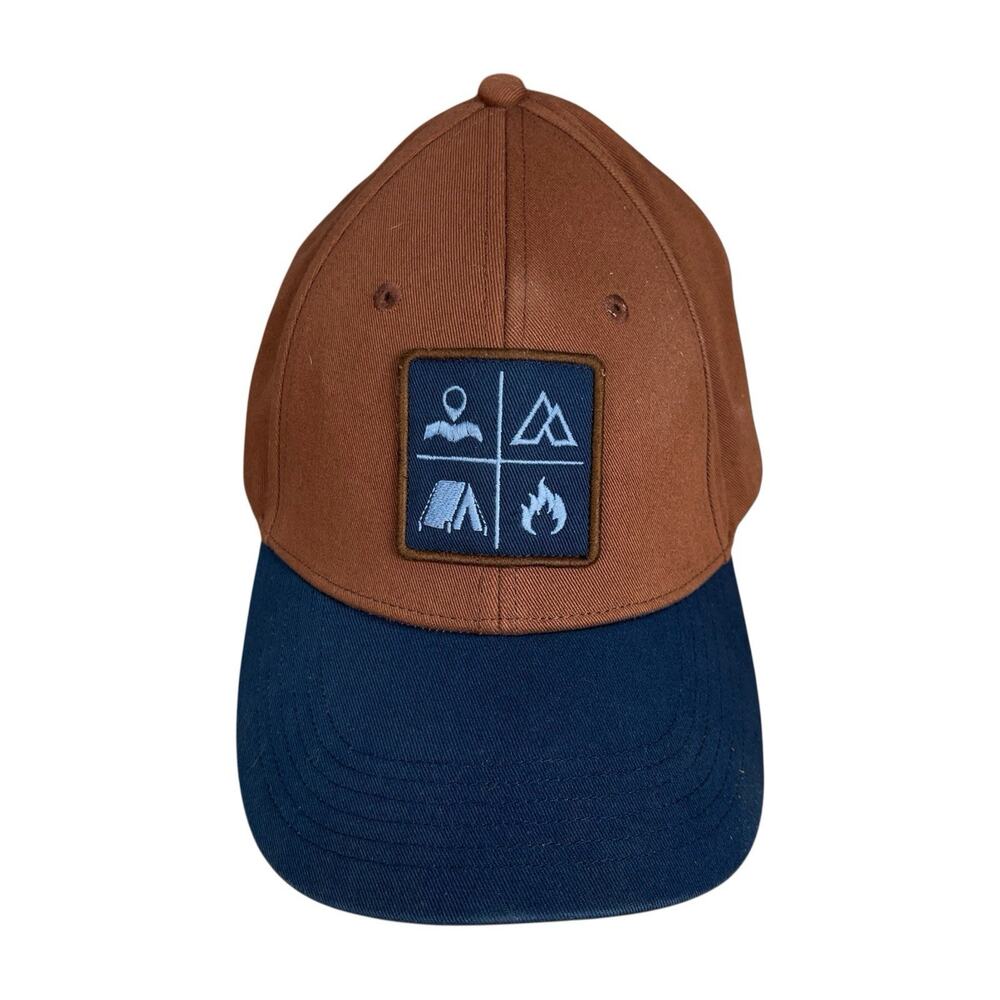 Baseball Cap Organic Cotton Hiking Camping Embroidered Patch One Size fits Small